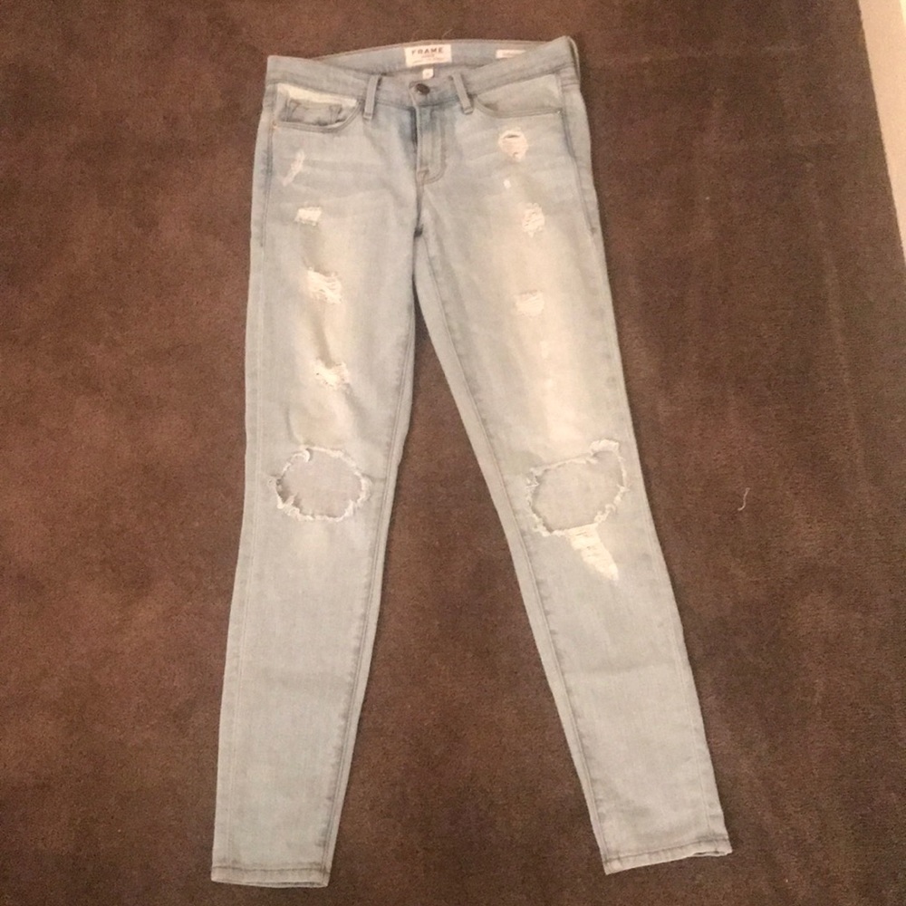 Frame ripped jeans